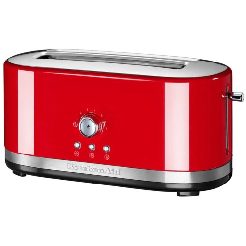 Kitchenaid toaster 2 sloturi extra lungi 1800w, empire red - kitchenaid