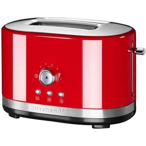 Kitchenaid toaster kitchenaid, 1200 w, 2 sloturi, control manual, rosu