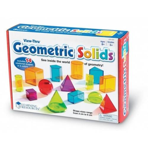 Learning resources Learning resources forme geometrice transparente si colorate