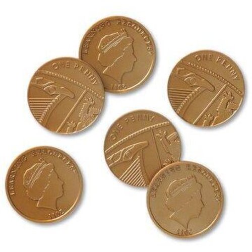 Learning resources set de monede de jucarie (1 penny)