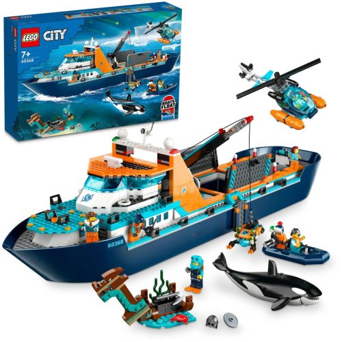 Lego® lego® city - nava de explorare arctica 60368, 815 piese