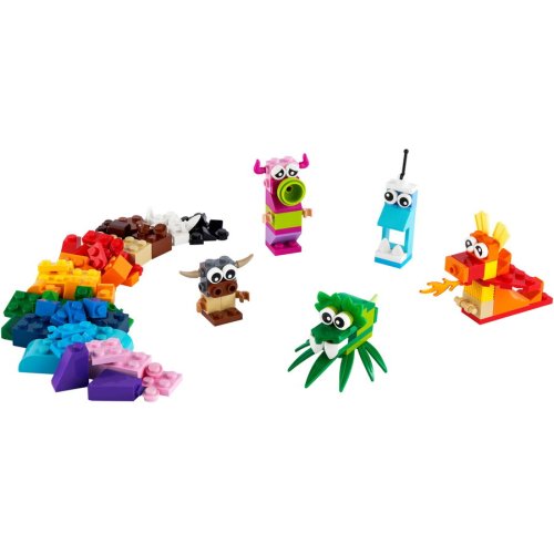 Lego® lego® classic - monstri creativi 11017, 140 piese