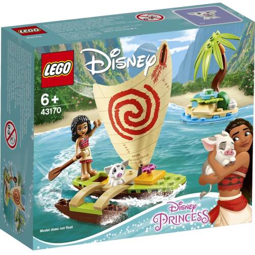 Lego® lego® disney princess 43170 - aventura pe ocean a moanei