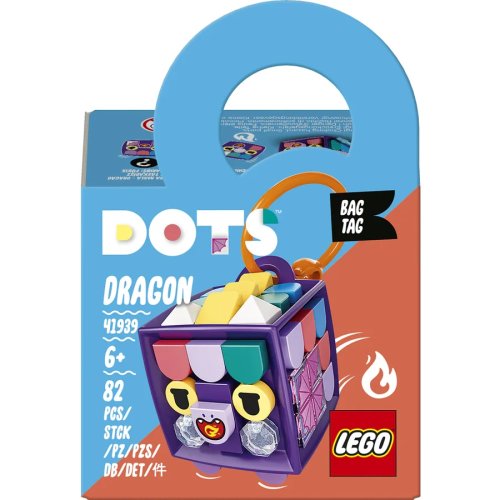 Lego® lego dots - breloc pentru rucsac dragon 41939, 82 piese