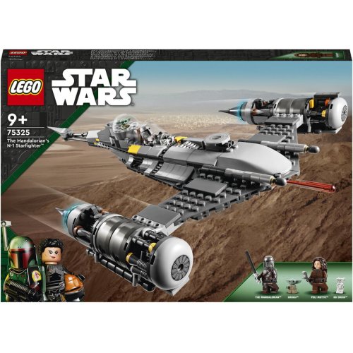 Lego® lego® star wars - nava stelară n-1 a mandalorianului 75325, 412 piese