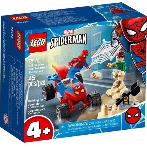 Lego® lego super heroes - confruntarea dintre omul paianjen si sandman 76172
