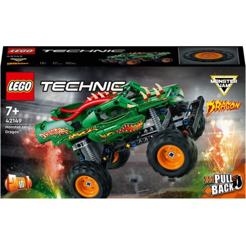 Lego® lego® technic - monster jam™ dragon™ 42149, 217 piese