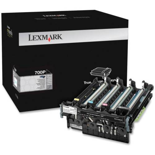 Lexmark drum lexmark 70c0p00, black, 40 k