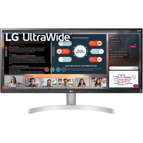 Lg monitor gaming led ips lg 29, ultrawide, wfhd, freesync, hdr10, hdmi, displayport, 29wn600