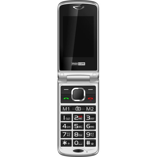 Maxcom telefon mobil maxcom comfort mm831, single sim, 32gb, 3g, silver black+stand incarcare