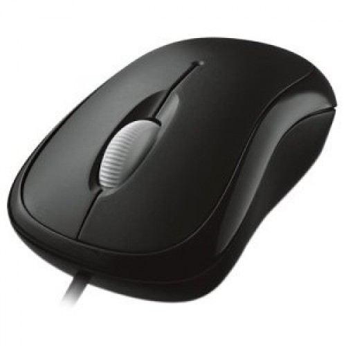 Microsoft basic optical mouse mac/win usb -negru