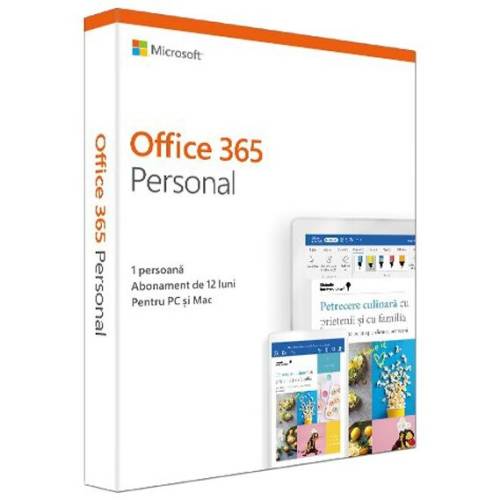 Microsoft microsoft office 365 personal romanian 2019 eurozone subscr 1yr medialess p4