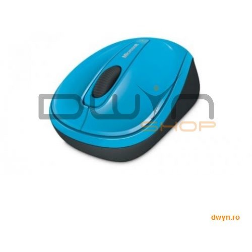 Microsoft mouse microsoft mobile 3500, wireless, blue track, usb, albastru l2, ambidextru, gmf-00271