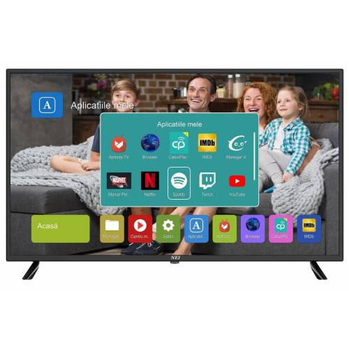 Nei resigilat: televizor led smart nei 40ne5515, 101 cm, full hd, wifi, negru