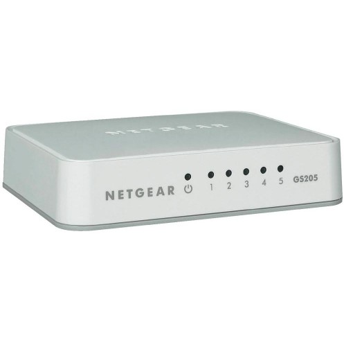 Netgear switch netgear gs205, 5 porturi gigabit, desktop, plastic