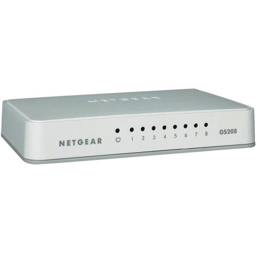 Netgear switch netgear gs208, 8 porturi gigabit, desktop, plastic