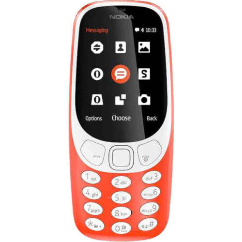 Nokia 3310 ds warm red 2g/2.4/16mb/2mp/1200mah