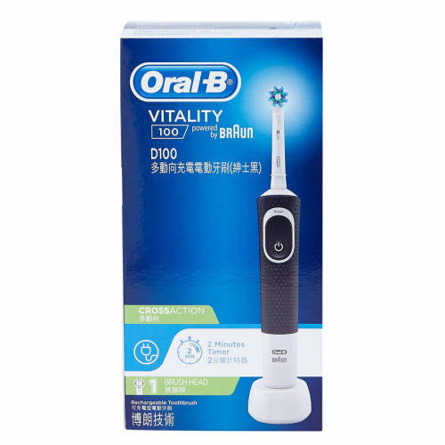 Oral-b perie de dinti electrica oral-b d100 vitality crossaction, negru