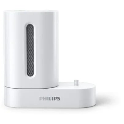 Philips incarcator periuta de dinti electrica + uv cleaner philips sonicare hx6907/01, tehnologie de curatare uv, alb