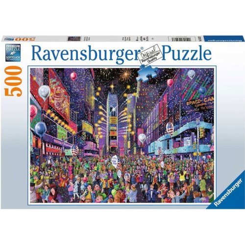 Ravensburger puzzle ravensburger - anul nou time square, 500 piese