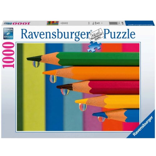 Ravensburger puzzle ravensburger - creioane colorate, 1000 piese
