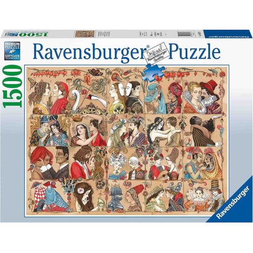 Ravensburger puzzle ravensburger - dragostea vazuta in timp, 1500 piese