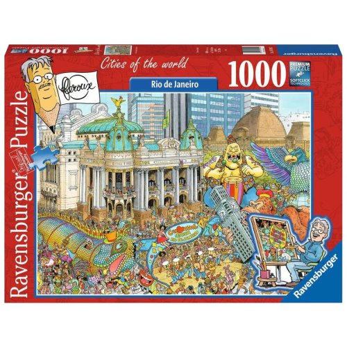 Ravensburger puzzle ravensburger - fleroux, rio de janeiro, 1000 piese