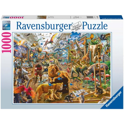 Ravensburger puzzle ravensburger - galeria animalelor, 1000 piese