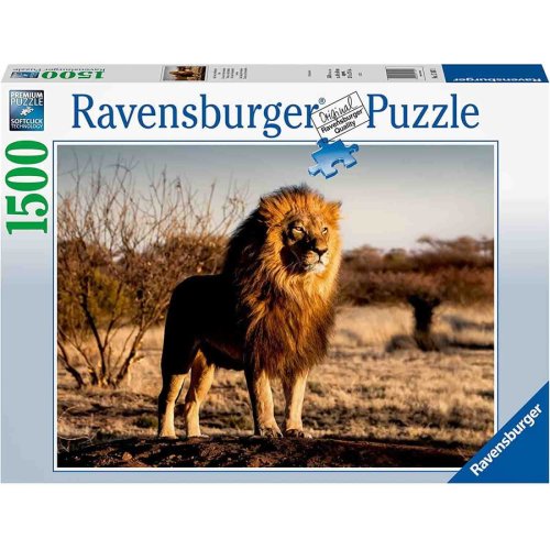 Ravensburger puzzle ravensburger - leul, regele animalelor, 1500 piese