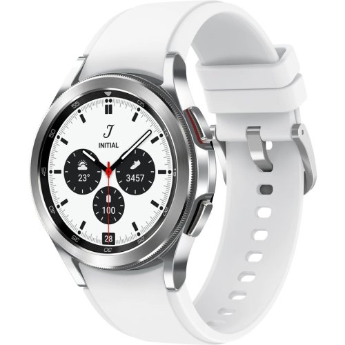 Samsung ceas smartwatch samsung galaxy watch4, 42mm, lte, classic, silver