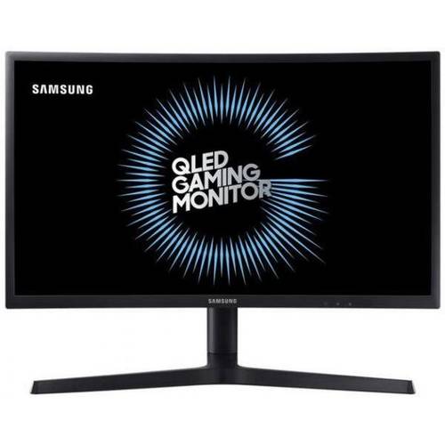 Samsung monitor gaming va led samsung 23.5 lc24fg73fquxen, full hd (1920 x 1080), hdmi, displayport, ecran curbat, 144 hz, 1 ms, negru