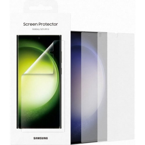 Samsung set 2 x folie samsung screen protector pentru galaxy s23 ultra, transparent