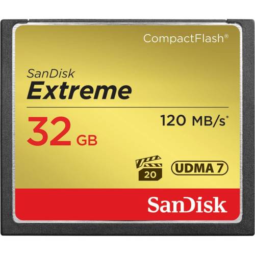 Sandisk card de memorie sandisk extreme compactflash 32gb