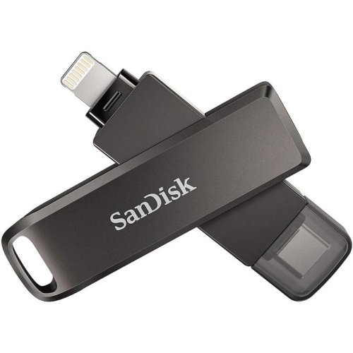 Sandisk sandisk ixpand flash drive luxe 256 gb type-c lightning sdix70n-256g-gn6ne