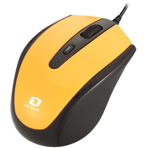 Serioux mouse serioux pastel 3300 yellow usb