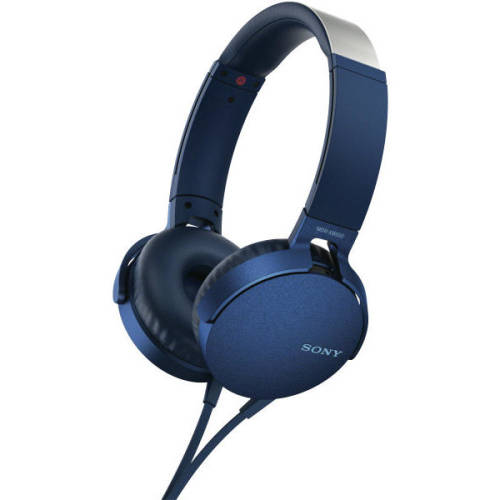 Sony casti sony mdrxb550apl, albastru