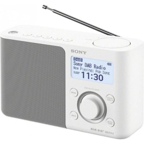 Sony radio portabil sony xdr-s61d dab+/dm , alb