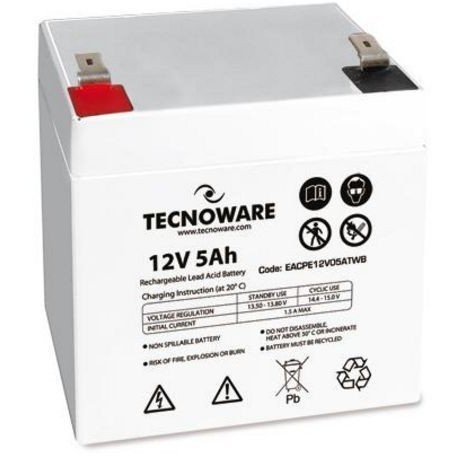 Tecnoware ups acc battery 12v 5ah/eacpe12v05atwb tecnoware