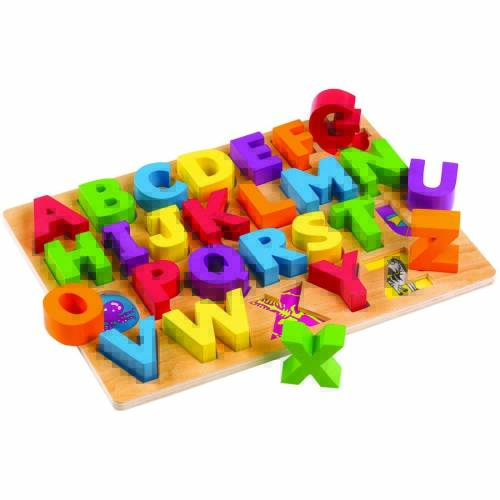 Tidlo puzzle alfabet - litere mari