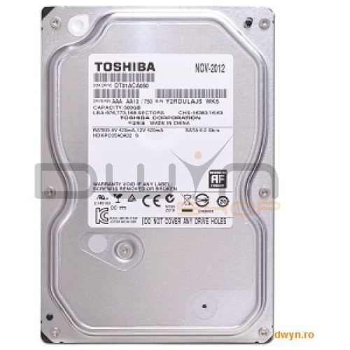 Toshiba hard-discuri pt desktop toshiba dt01aca050 (3.5', 500gb, 32mb, sata iii-600)