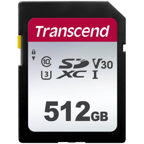 Transcend card de memorie transcend sdc300s sdxc, 512gb, clasa 10, uhs-i, u3