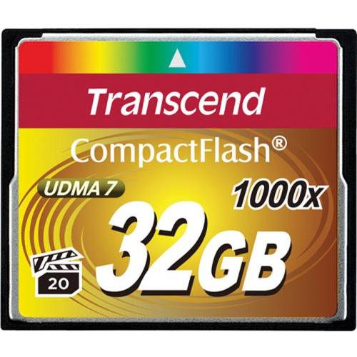 Transcend card memorie transcend compact flash 1000x 32gb
