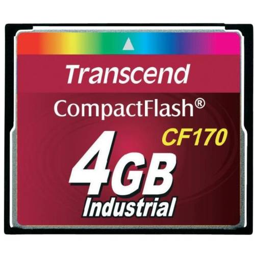 Transcend card memorie transcend compact flash cf170 4gb
