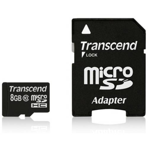 Transcend card memorie transcend micro sdhc 8gb class 10