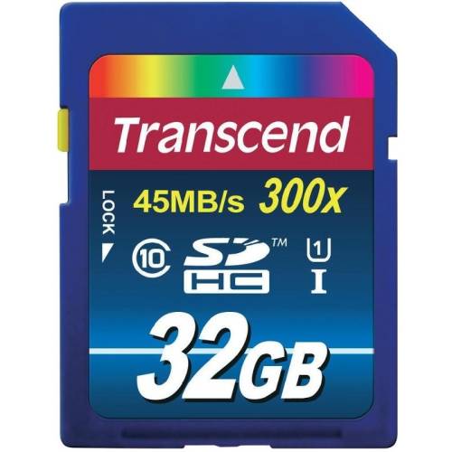 Transcend card memorie transcend sdhc 32gb 300x class10