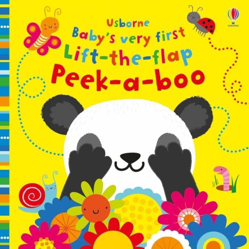 Usborne baby's very first lift-the-flap peek-a-boo - carte usborne 6 luni+
