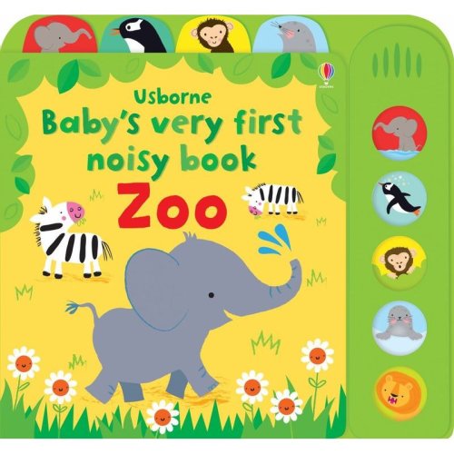 Usborne baby's very first noisy book zoo - carte usborne (0+)