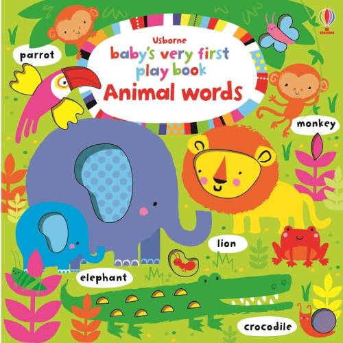 Usborne baby's very first play book animal words - carte usborne (0+)