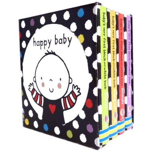 Usborne babys very first little black and white library - carte usborne (0+)