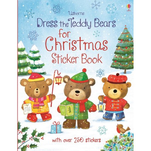Usborne dress the teddy bears christmas - carte usborne (3+)